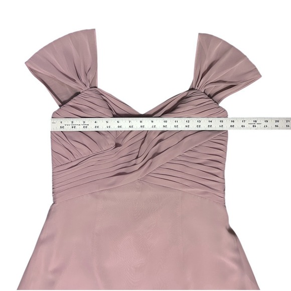 ALFRED ANGELO Fit & Flare Dress sz 12 Sweetheart Neckline Short Sleeve Formal - Picture 6 of 9